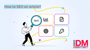 How to SEO an article